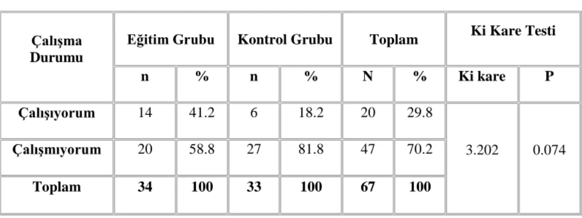 Tablo 4.2. Annelerin eğitim durumuna ilişkin dağılımları. 