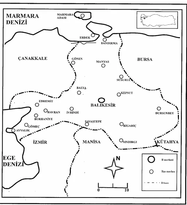 Şekil 1: Çalışma Sahası 