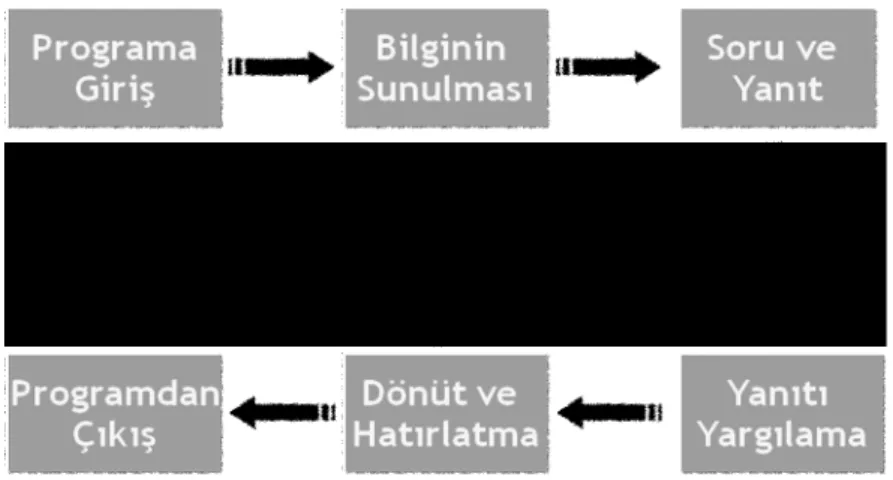 Şekil 2.2 Öğretici programların genel yapısı