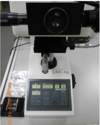 Şekil 6.7: Mikro Vickers sertlik ölçüm cihazı. 