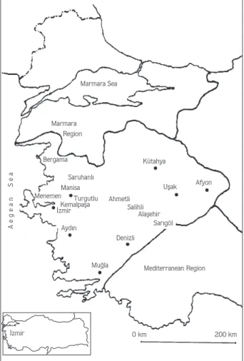 Figure 1. Map of investigation area.