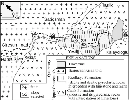 Figure 3. Geological map of the study area [26]. 
