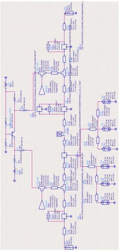 Figure 3.4: Schematics of the circuit after stabilization