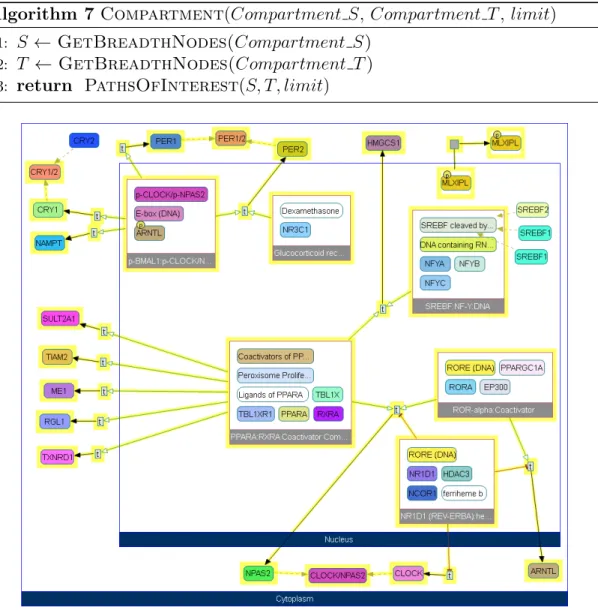 Figure 3.4: An example result for Compartment query