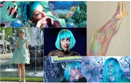 Figure 6: A collection of seapunk style fashion from The Daily Beast  magazine, 2012 