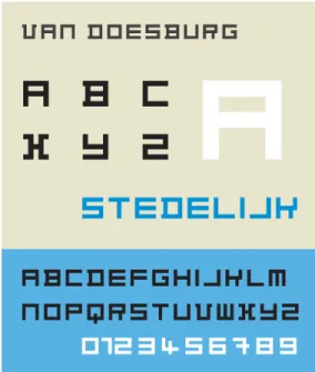 Fig. 2.1.4. Architype Van Doesburg Typeface (foundrytypes.co.uk)