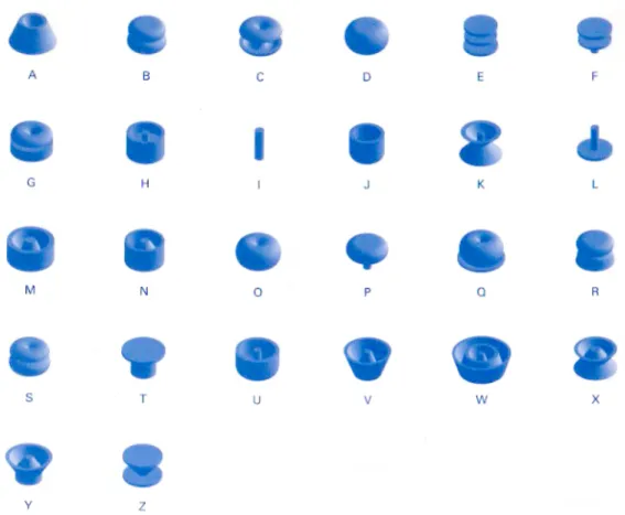 Fig. 2.2.3.5. Univers Revolved, 1996, designed by Ji Byol Lee as a homage to  Frutiger’s Univers typeface (from Dimensional Typography, 1996, J