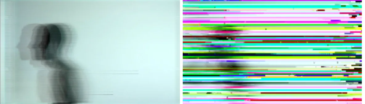 Fig. 4.2.4. and 4.2.5. Alchemy, 2006. Video Stills 03 and 04, by Erhan Tunalı. 