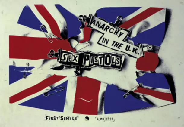 Fig. 4.4.2.1. Anarchy in the U.K., 1976, promotional poster, by J. Reid. 