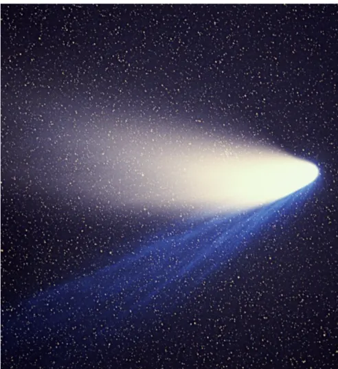 Figure 1.1: Comet Hale-Boop was one of the most shiny comet in the sky in 20th century