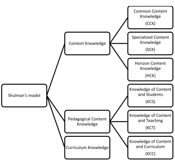 Figure 1. A representation of MKT model as an extension of Shulman’s model