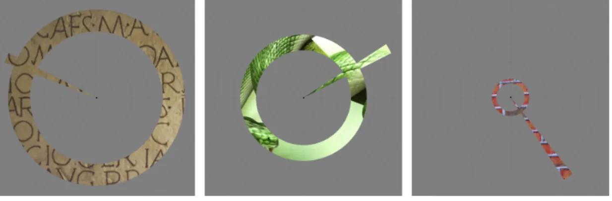 Figure 3.1: Stimulus presentation protocol. The mapping stimulus consisted of natural images masked with a combined wedge and ring aperture (a)
