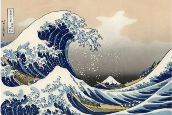 Figure 1. 4. Under the Wave off Kanagawa (Kanagawa oki nami ura). Katsushika Hokusai (1830- (1830-1832)