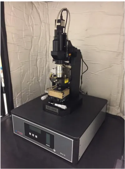 Figure 2.11 PSIA XE-100E AFM used for the experiments presented in this work. 
