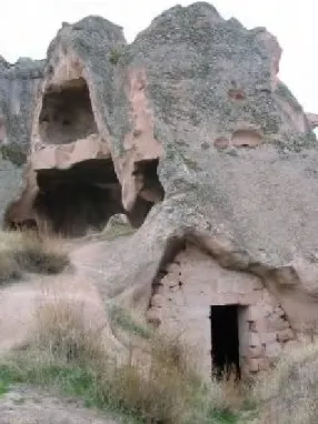 Fig. 22a. Entrance of the stable of Açık Saray  No. 2a and Room f top left.