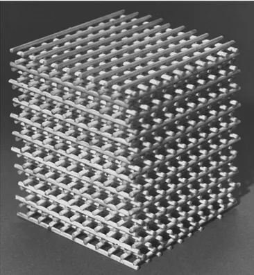 Fig. 4. Transmission characteristics of the third microwave crystal for propagation along the rods where polarization vector is (a) perpendicular to the rods, (b) parallel to the rods