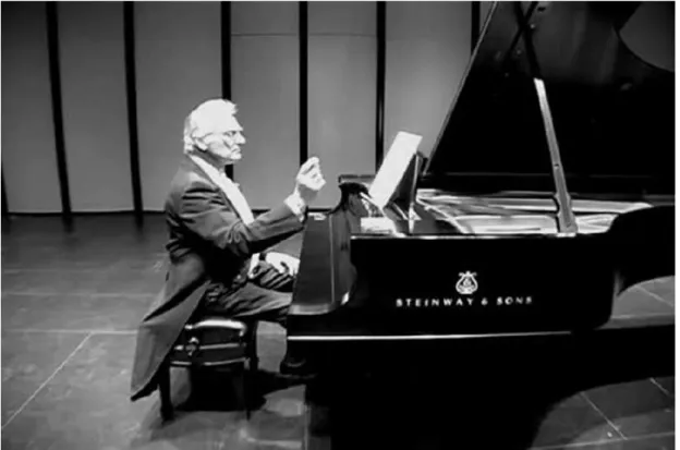 Figure 7: Performance by William Marx of John Cage’s 4’33, McCallum Theatre,  CA, 2010