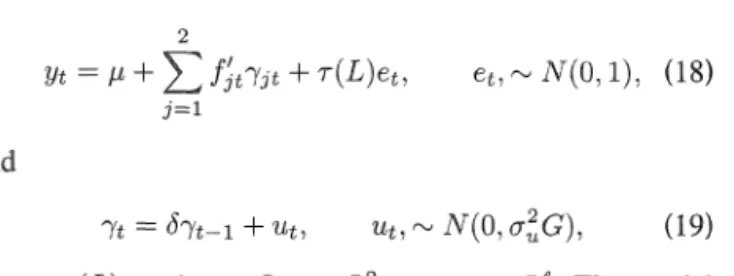 Tabe  1.  Size and  Power  Gompsrison  Between  the  CH  and D  tests: AR  Model 