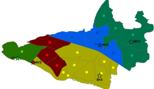 Fig. 1. Solution for the basic scenario result for the Kartal district.