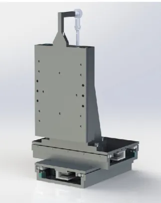 Figure 3.1: 3D Drawing of Three-Axis Positioning System