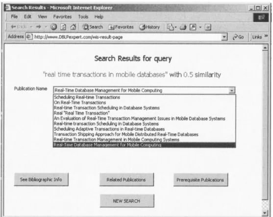 FIG. 8. Result page.