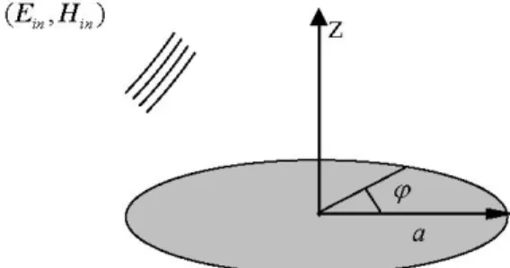 Figure 1. Disk geometry