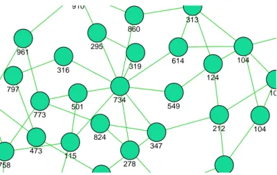 Figure 1.1: Graph representation of an anonymized social network