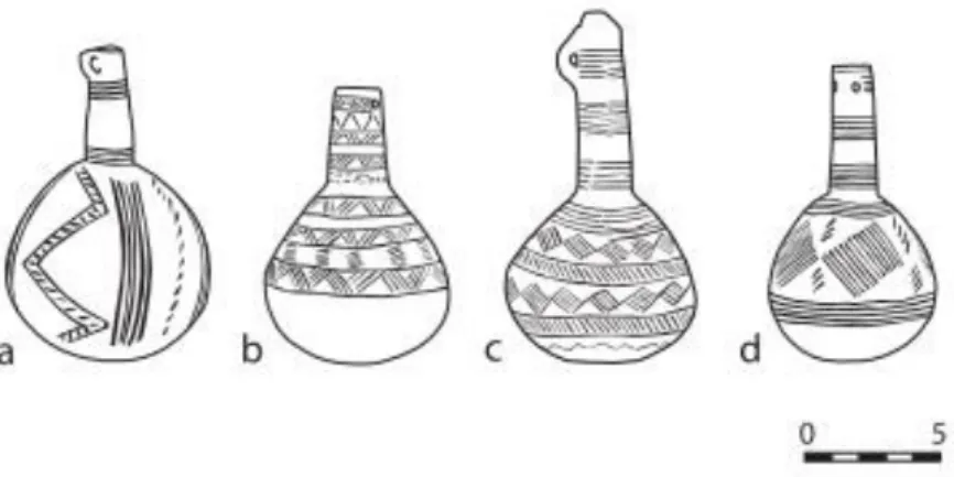 Figure 7: Black Polished ware from a. Lapithos Vrysi tou Barba Tomb 6A.32, b–c. 