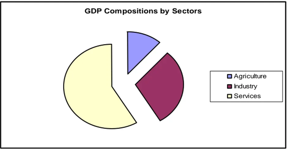Figure 7. GDP Compositions by Sectors in Turkey 