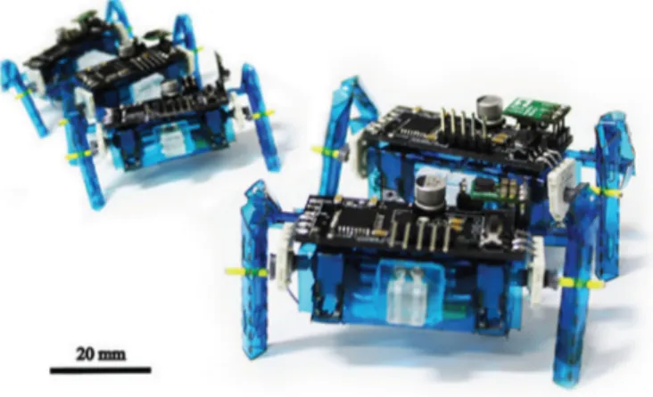 Fig. 1. Soft modular legged robot, SMoLBot.