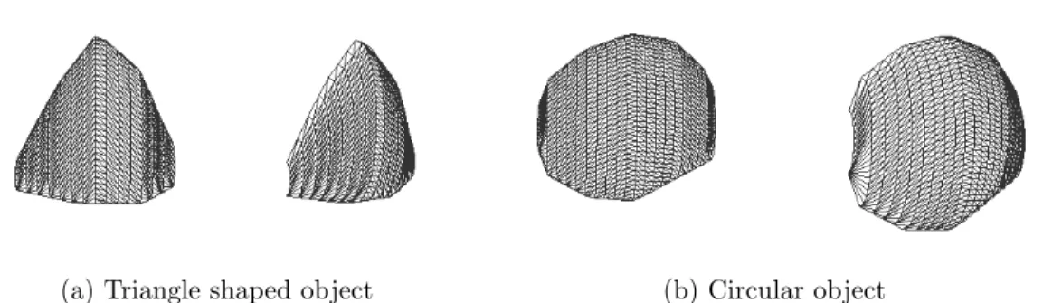 Figure 4.3: Different wireframe examples of 3D objects constructed with convex polygon inputs