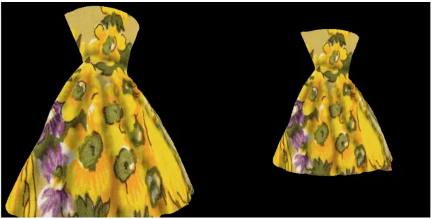 Figure 4.12: Textured model of a dress created with our system