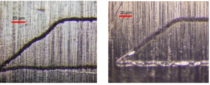 Fig. 12. Laser Micromachining Result with Controller