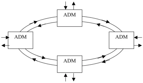 Figure 2.10 A SDH Ring Network 