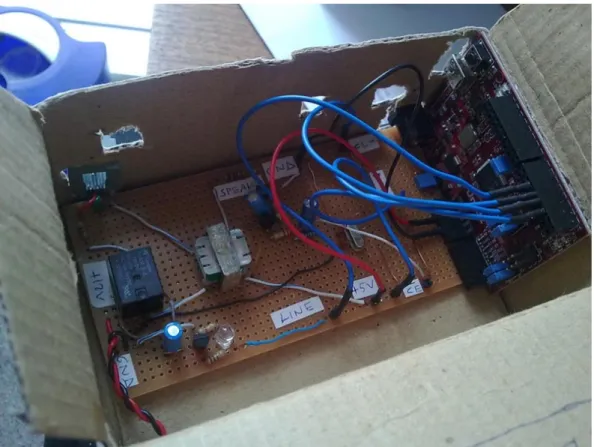 Figure 2.12: Auto-dial alarm system circuit board.