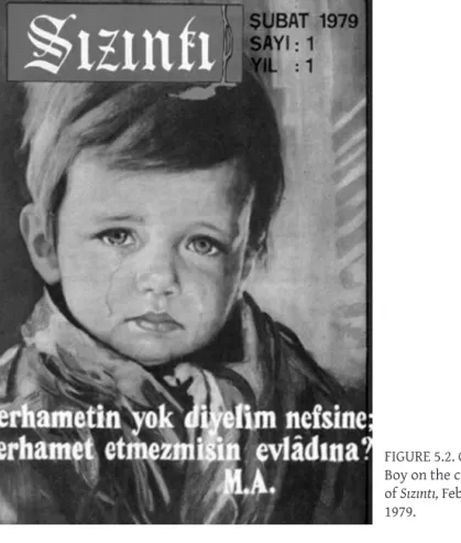 FIGURE 5.2. Crying  Boy on the cover  of Sızıntı, February  1979.