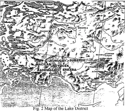 Fig.  2 Map  o f the Lake  District
