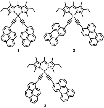 Figure 4: BODIPY-based cascade type dyes studied by R. Ziessel and his  team 12 . 