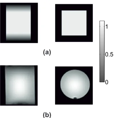 Figure 3.4: The desired and obtained excitation proﬁles when a conventional excitation pulse is applied