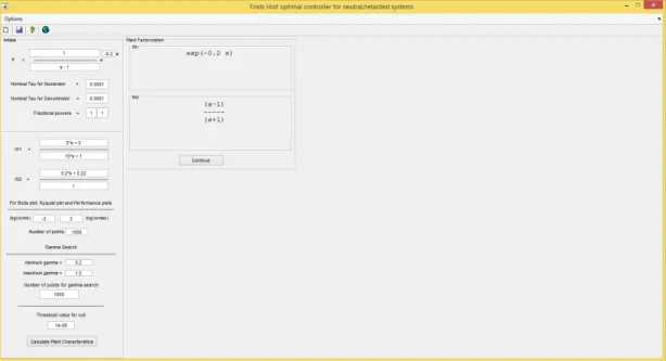 Figure 4.5: Coprime factorization visualization in GUI Delay (s) × 10 -40 1Stability01 Delay (s) × 10 -40 1