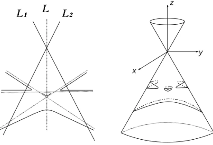 Figure 4.5: This cubic curve is constructed similarly and is symmetric with respect to the line L.