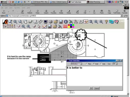 Fig. 3 An example for redline drawing
