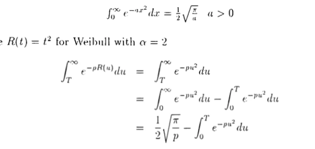 Table  2.4  summarizes  the  values  of T*  for  two  different  cost  combiiuition s.