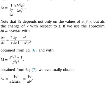 Fig. 2. (a) Natural sampling grid and (b) FRT order parameter for an optical system.