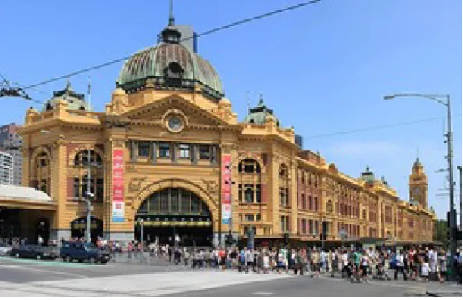 Figure 2:  Flinders Street Melbourne Railway Sta­