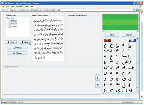 Fig. 12. Web user interface of Ottoman Archives Explorer.