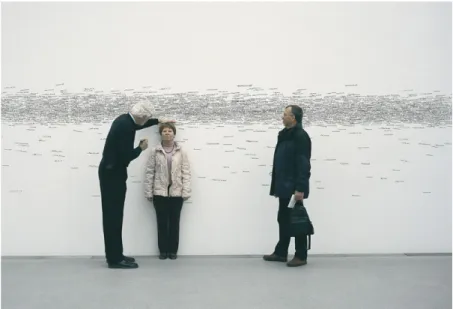 Figure 4: Roman Ondák, Measuring The Universe, 2007, Performance 