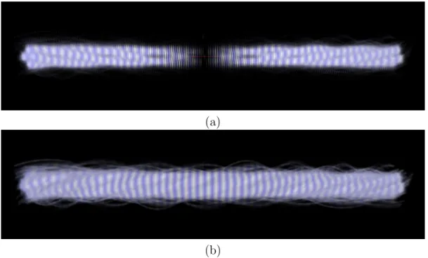 Figure 4.5: (a) The problem related with 1-dimensional array of 2-dimensional quads is shown