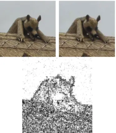 Figure 2.6: An example distance map between two images for luminance and color channels summation