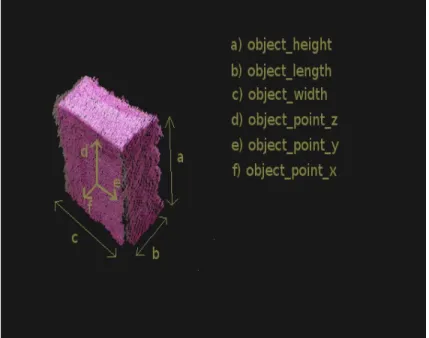 Figure 4.13: Features Obtained From Segmented Object From Kinect Range Data
